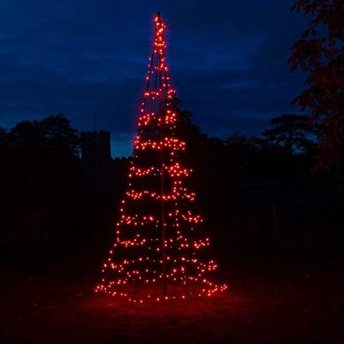 NOMA 3m Starry Nights Pole Tree with 306 Colour Changeable LEDs and App Control