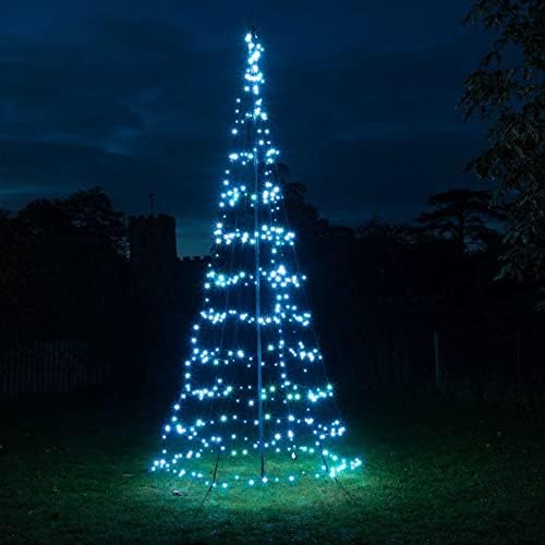 NOMA 3m Starry Nights Pole Tree with 306 Colour Changeable LEDs and App Control