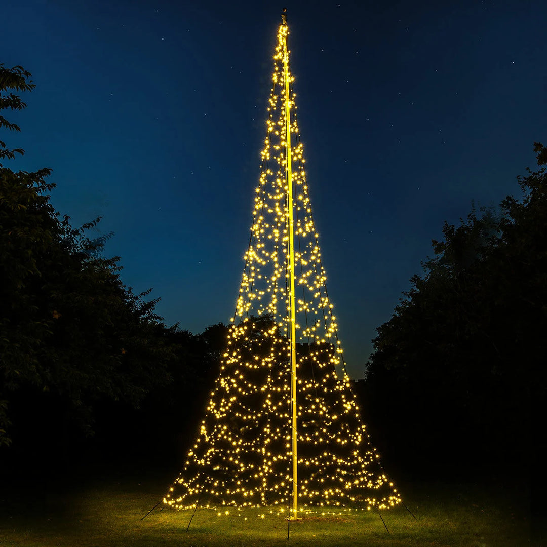 NOMA 4m Starry Nights Pole Tree with 640 Warm White LEDs