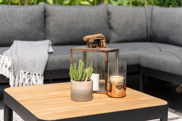 Lifestyle Garden Portals Dark 72cm Square Coffee Table