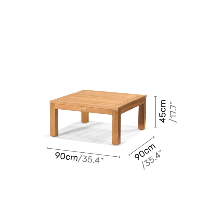Rinjani Square Teak Coffee Table 90x90x45cm