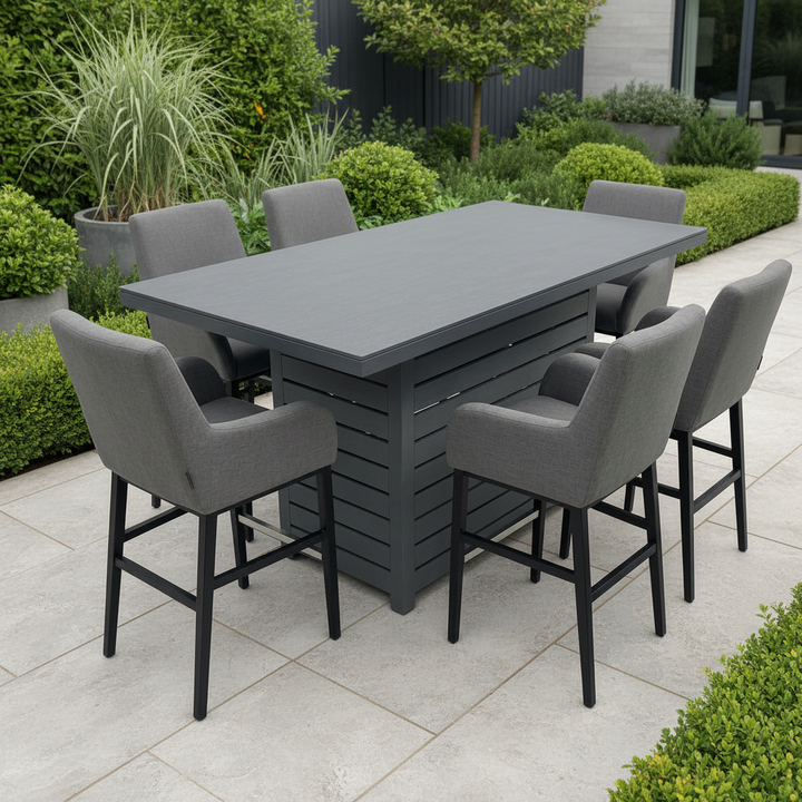 Royale 6 Seat Rectangular Bar Set | KENT ONLY DELIVERY