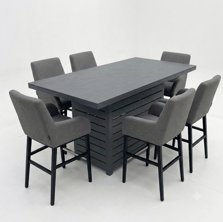Royale 6 Seat Rectangular Bar Set | KENT ONLY DELIVERY