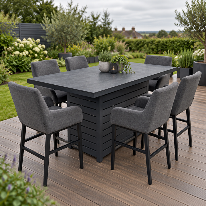 Royale 6 Seat Rectangular Bar Set | KENT ONLY DELIVERY