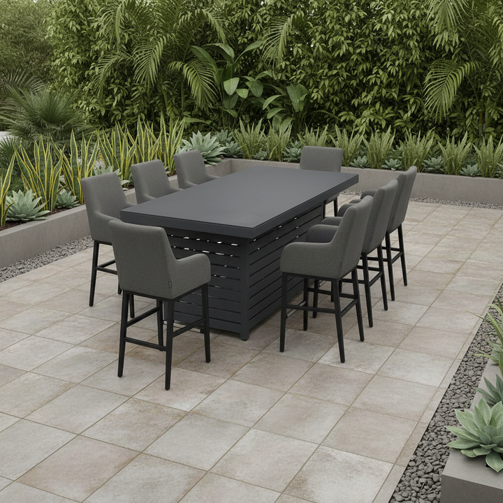 Royale 8 Seat Rectangular Bar Set | KENT ONLY DELIVERY