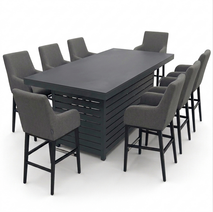 Royale 8 Seat Rectangular Bar Set | KENT ONLY DELIVERY