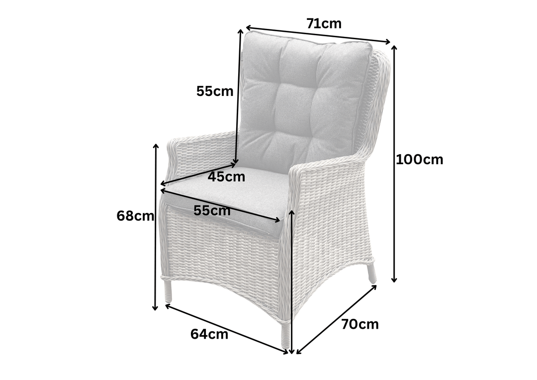 Savannah 2 Seater Square Bistro Coffee Set - Dark Willow