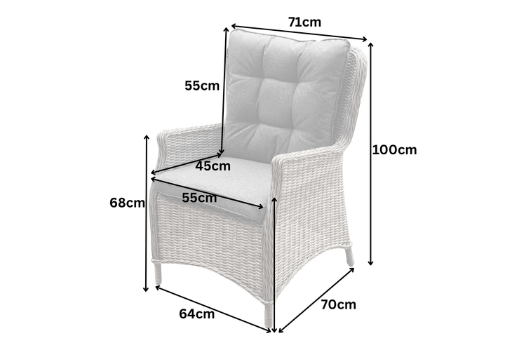 Savannah 2 Seater Square Bistro Coffee Set - Dark Willow