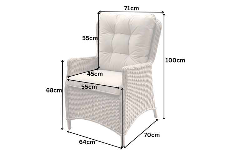 Cambridge 2 Seater Round Bistro Coffee Set - Light Oak