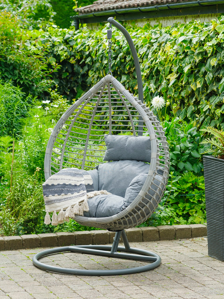 Salzburg Hanging Rattan Egg Chair | KENT ONLY DELIVERY