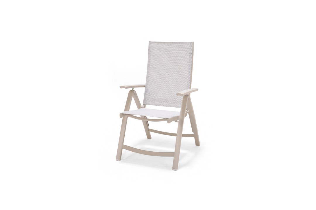 Lifestyle Garden Solana-Urbanite Light 4 Seater Reclining Aluminium Dining Set