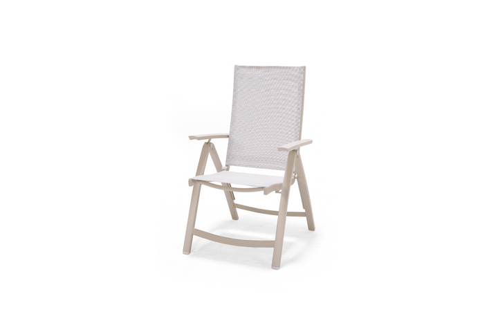 Lifestyle Garden Solana-Urbanite Light 4 Seater Reclining Aluminium Dining Set