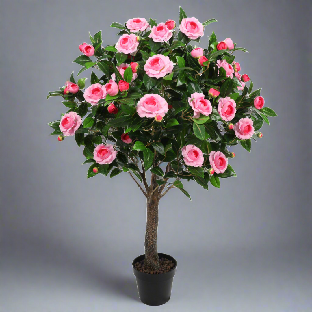 Artificial Camellia Tree in Light Pink 130CM