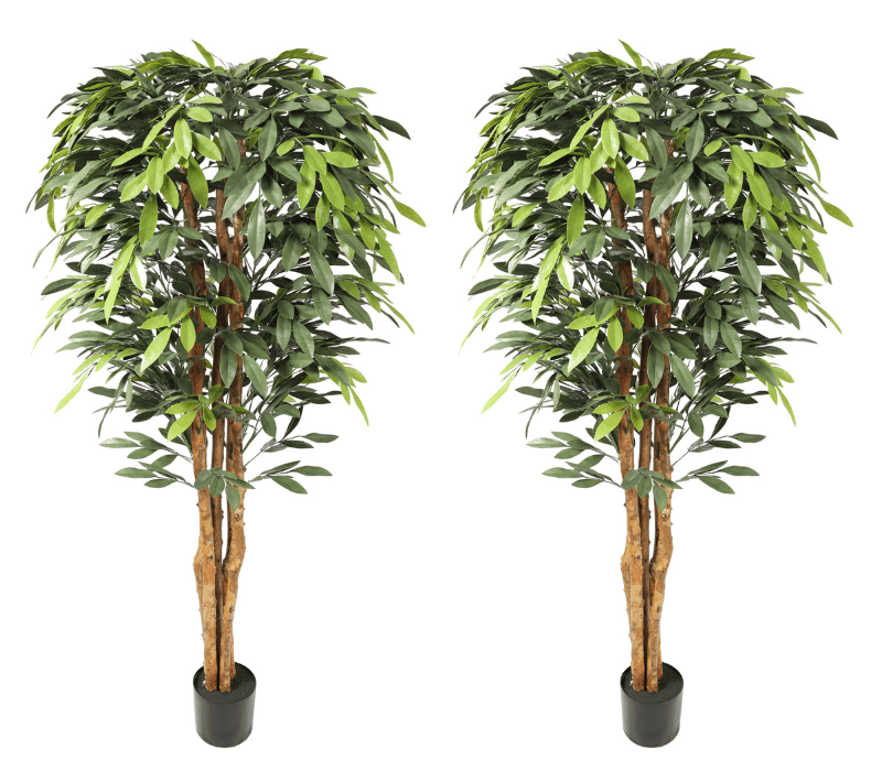 2x Premium Artificial Ficus Tree 180CM UV Protected Outdoor/Indoor