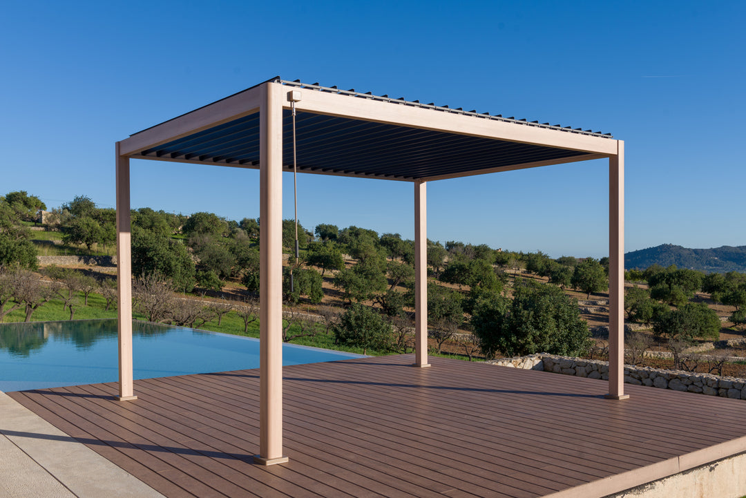 Lifestyle Garden 4m x 3m Pergola Oak & Charcoal | KENT ONLY DELIVERY