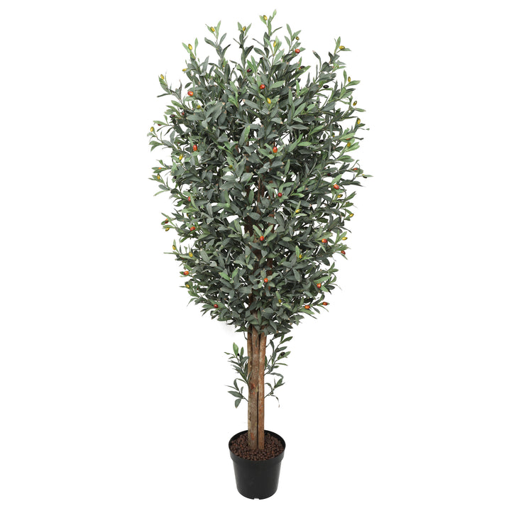 2x 180cm Wood Trunk Olive Tree with Pot
