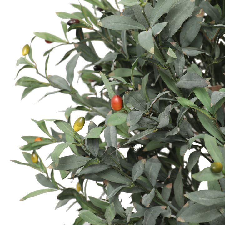 2x 180cm Wood Trunk Olive Tree with Pot