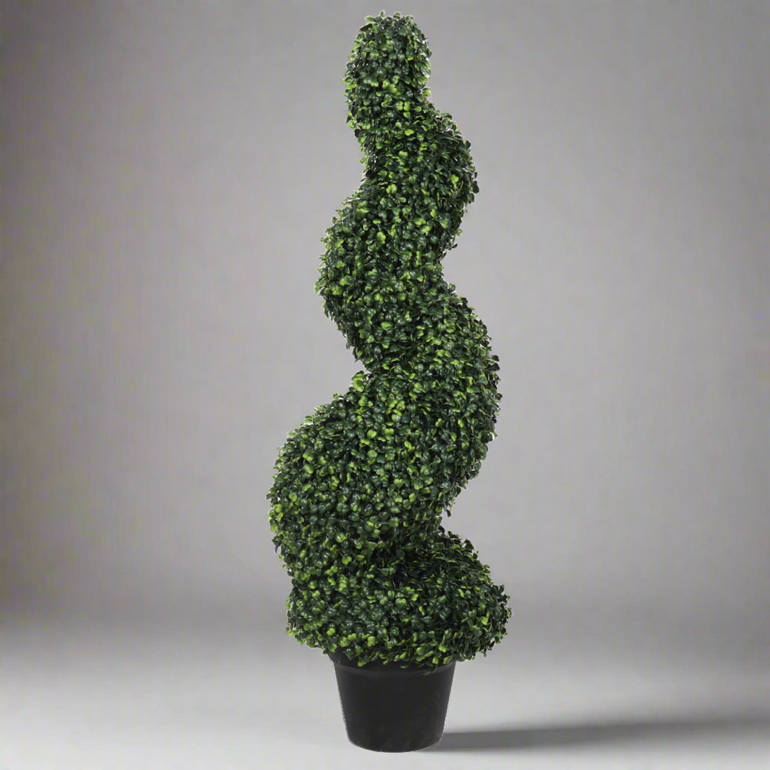 90cm Boxwood Spiral Tree UV Protected Outdoor/Indoor