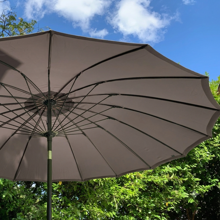 2.7m Shanghai Crank & Tilt Garden Parasol – Available in 10 Colours