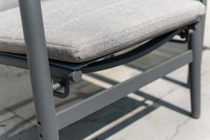 Topaz Dark Reclining Companion Lounge Set - Lifestyle Garden