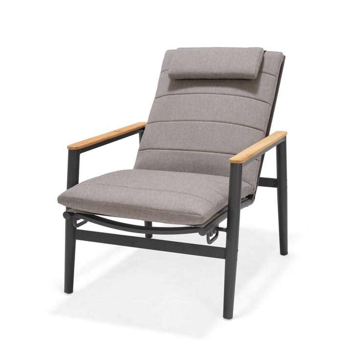 Topaz Dark Reclining Companion Lounge Set - Lifestyle Garden