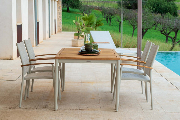 Lifestyle Garden Topaz Light 4 Seat Dining Set