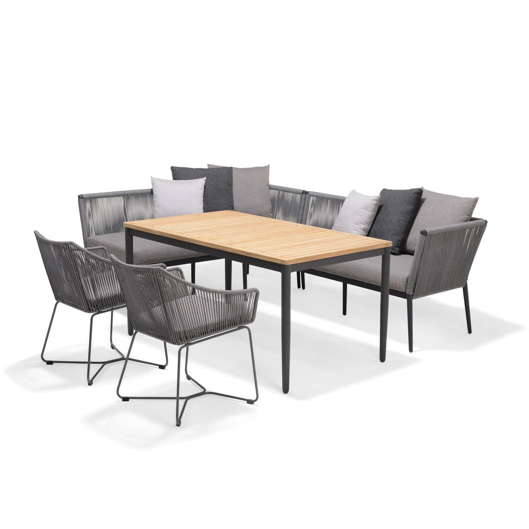Opal Corner Casual Dining Set by Lifestyle Garden