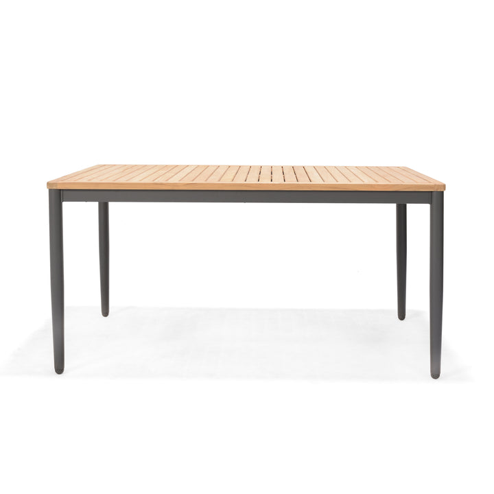 Lifestyle Garden Topaz Rectangular Table 144x90cm - Metal Grey