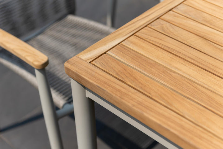 Topaz Light 8 Seat Rope Dining Set - Lifestyle Garden