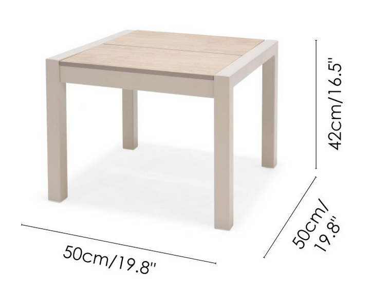 Urbanite Light 50cm Side Table by Lifestyle Garden