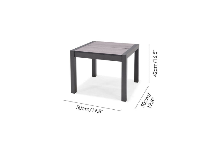 Topaz Dark Reclining Companion Lounge Set - Lifestyle Garden