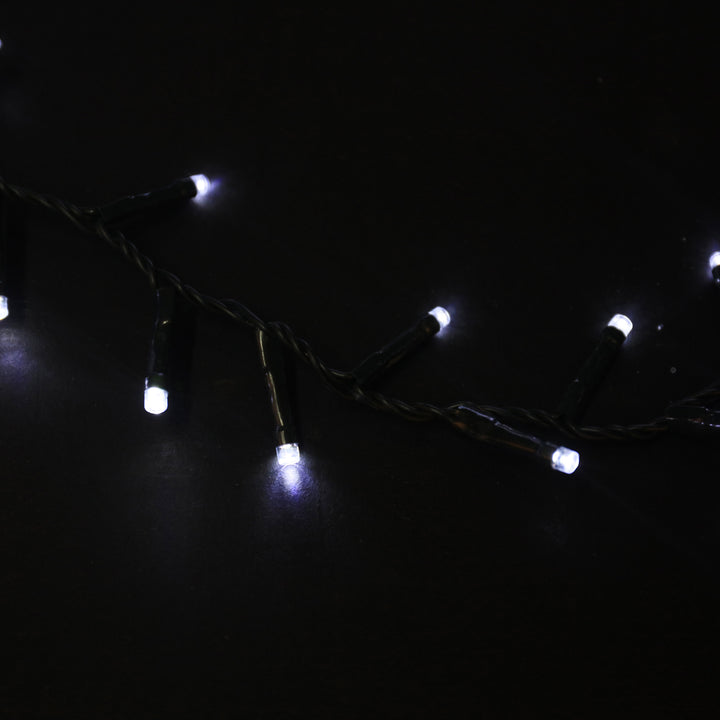 2000 Cool White Ultrabrite LED Christmas Compact String Lights (50m Lit Length)