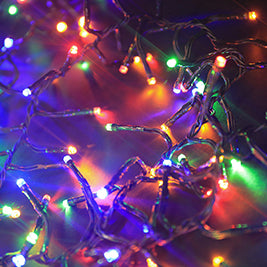 960 Multicolour Ultrabrite LED Christmas Cluster Lights (12.4m Lit Length)