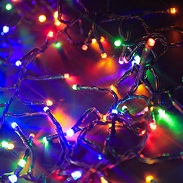 960 Multicolour Ultrabrite LED Christmas Cluster Lights (12.4m Lit Length)