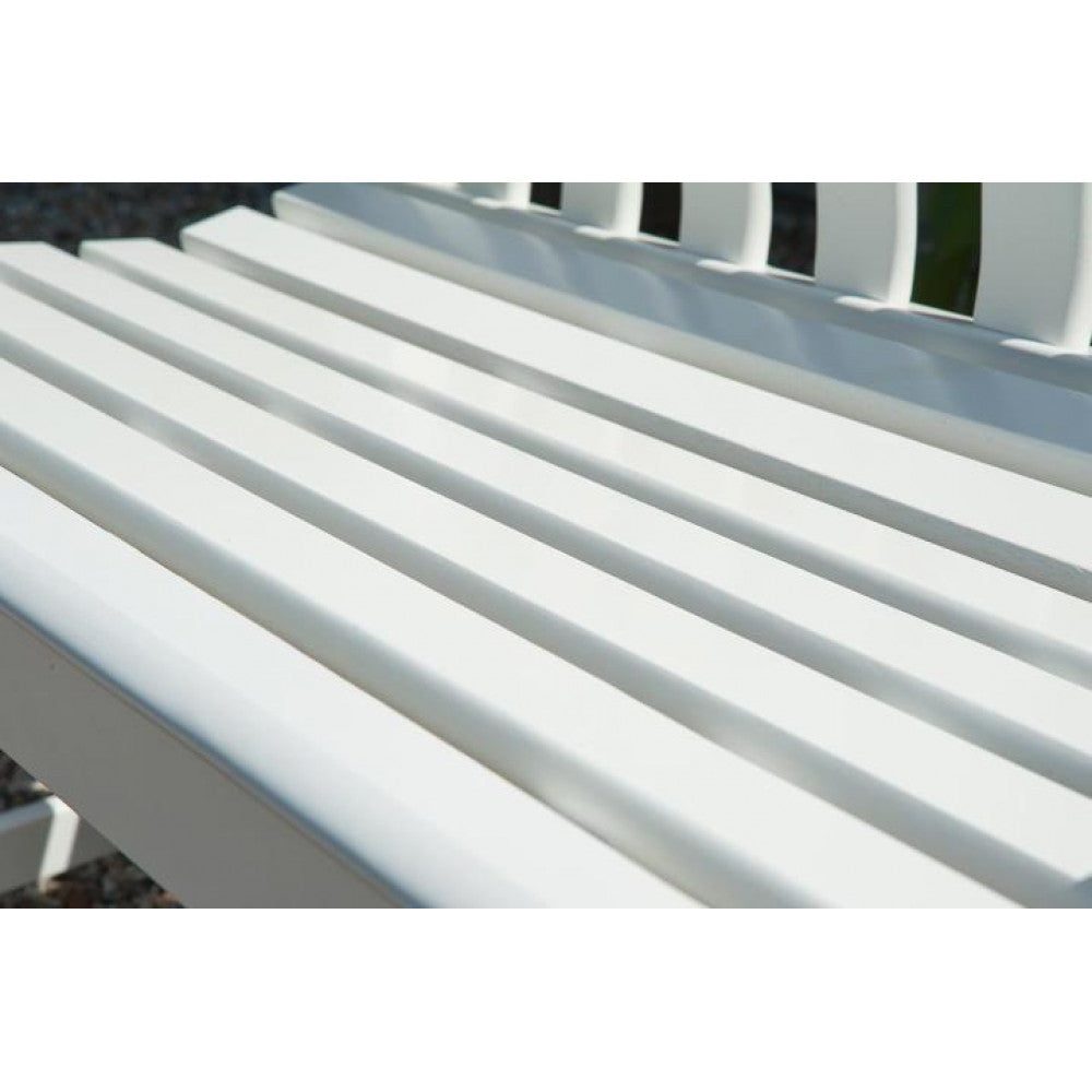 Alexander Rose New England White Painted Broadfield Bench 4ft