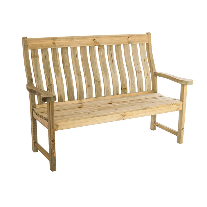 Alexander Rose Pine Farmers High Back Bench 5ft