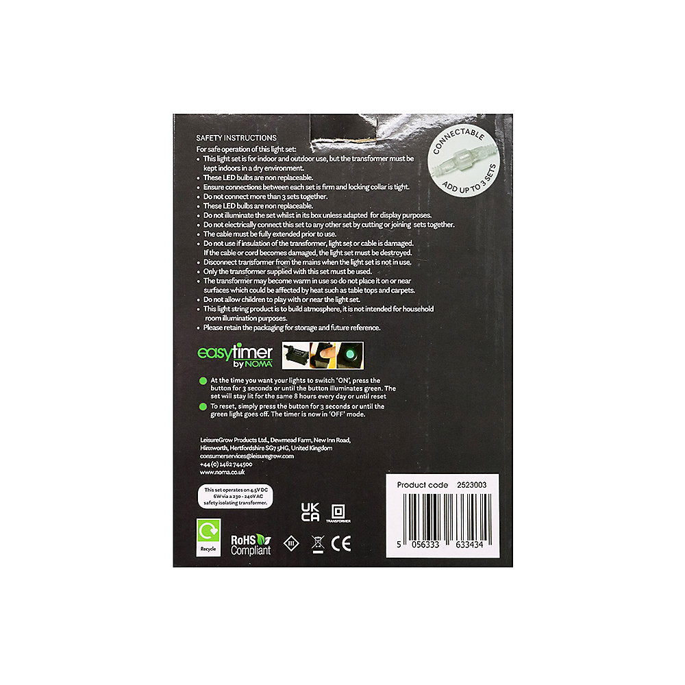 NOMA Star Wire Curtain Lights 308 Cool White LEDs