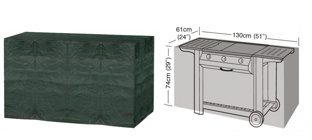 Medium Flatbed Barbecue BBQ Cover 130cmx61cmx74cm