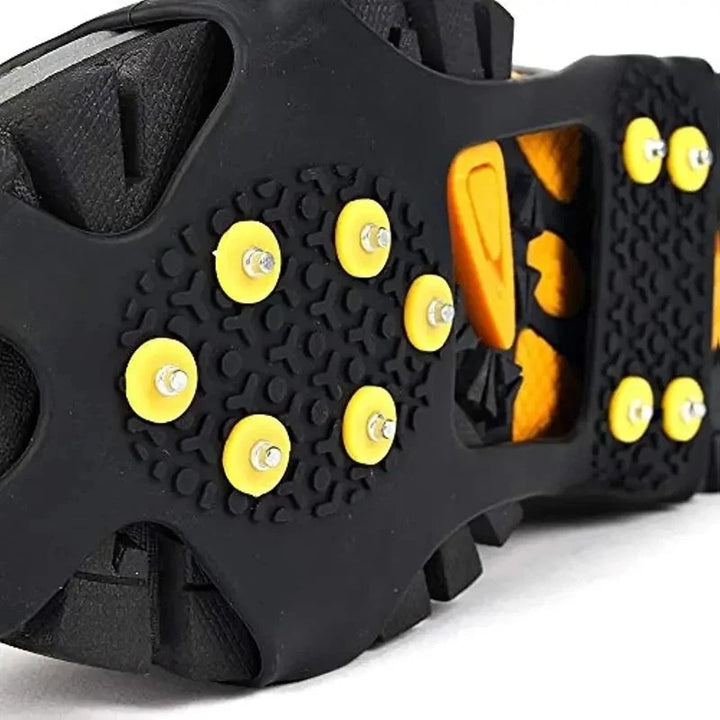 10 Stud Winter Snow Shoes / Ice Grips Nordic Walkers Anti Slip Shoes