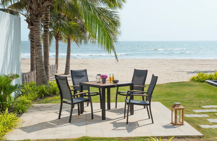 Panama 4 Seat Dining Set by Lifestyle Garden