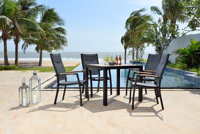 Panama 4 Seat Dining Set by Lifestyle Garden