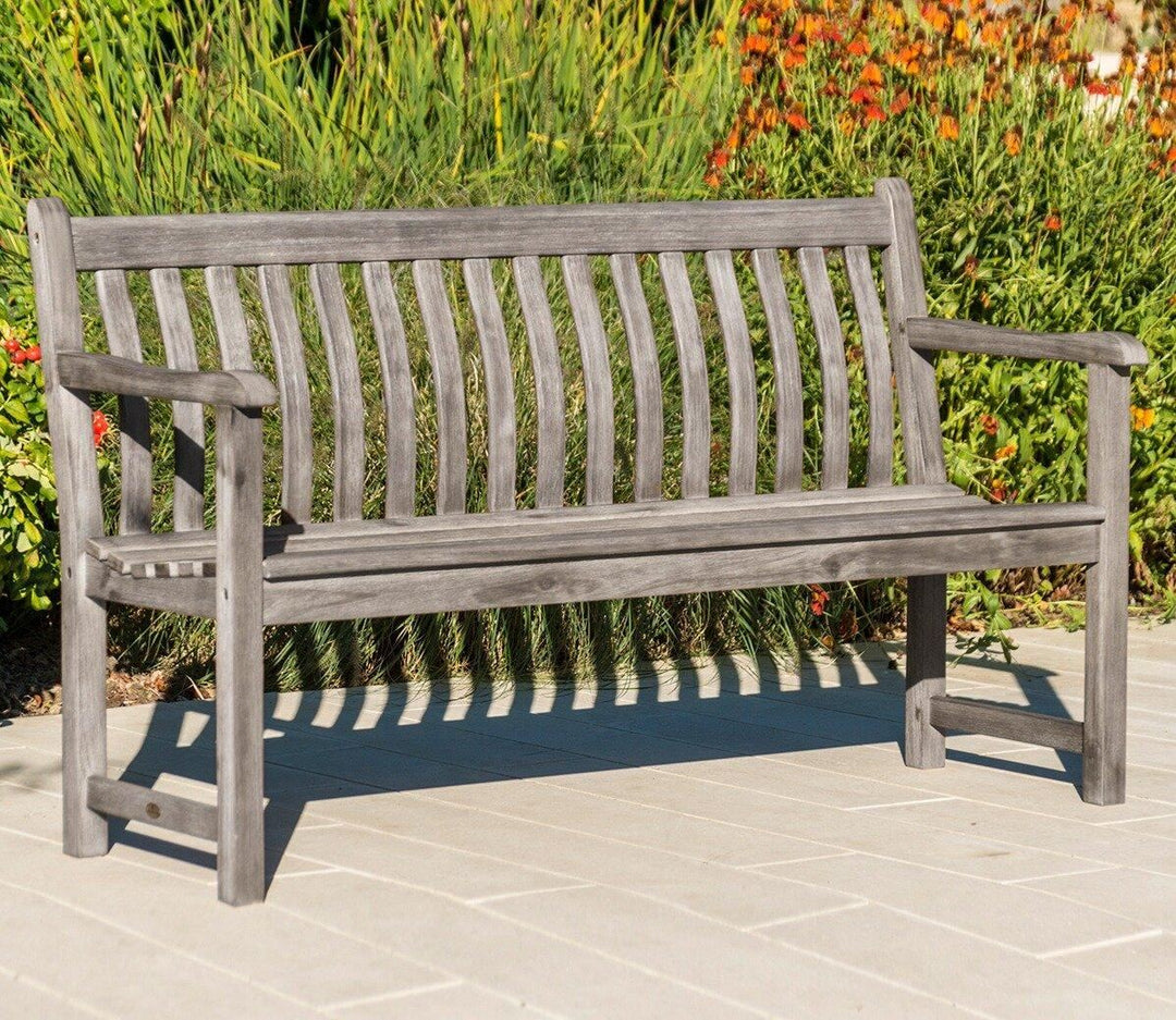 Grey Painted Acacia Broadfield 5 Foot Bench