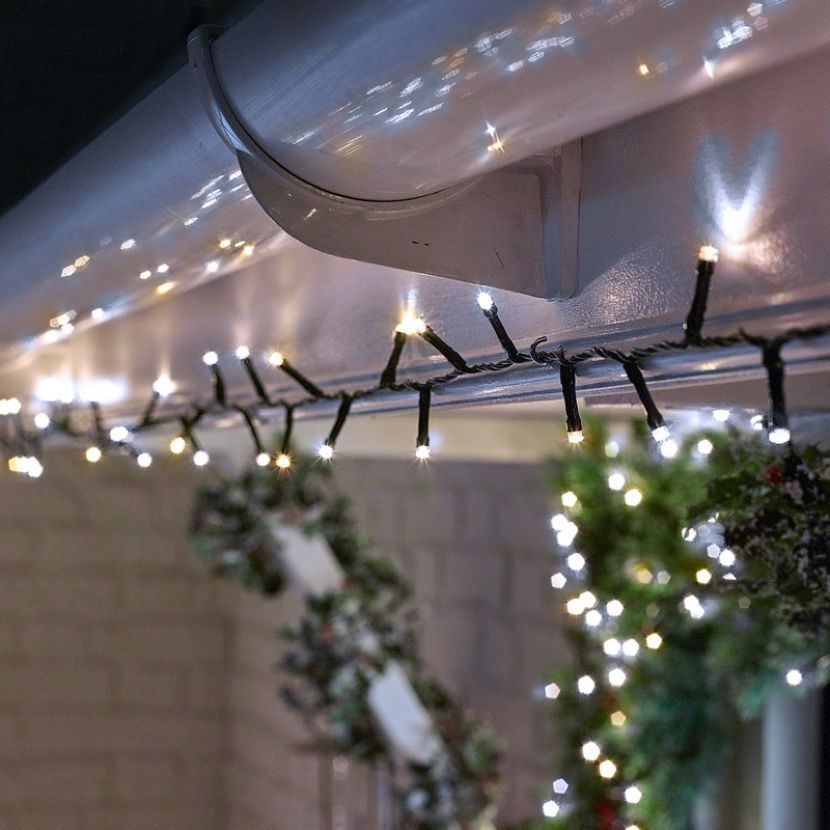 600 LED Christmas String Lights (30m Lit Length) - Cool/Warm White