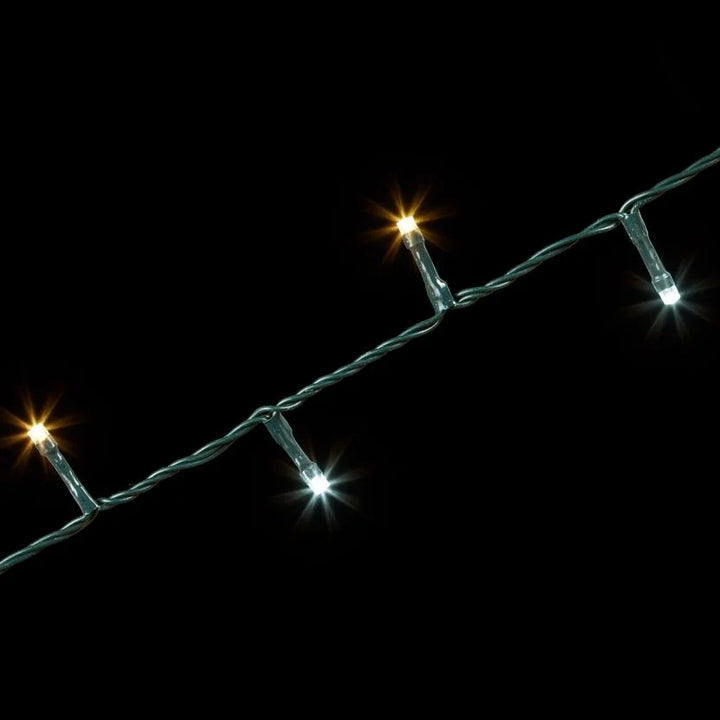 1000 LED Christmas String Lights (50m Lit Length) - Cool/Warm White