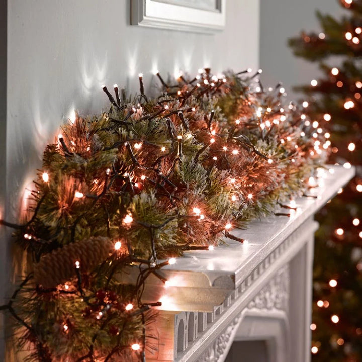 1000 LED Christmas String Lights (50m Lit Length) - Copper Glow