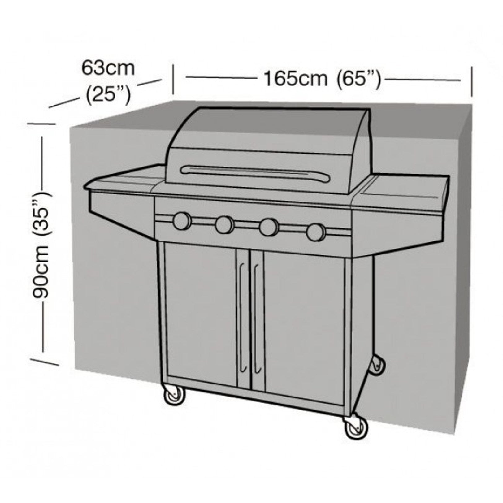 Master forge shop grill cover