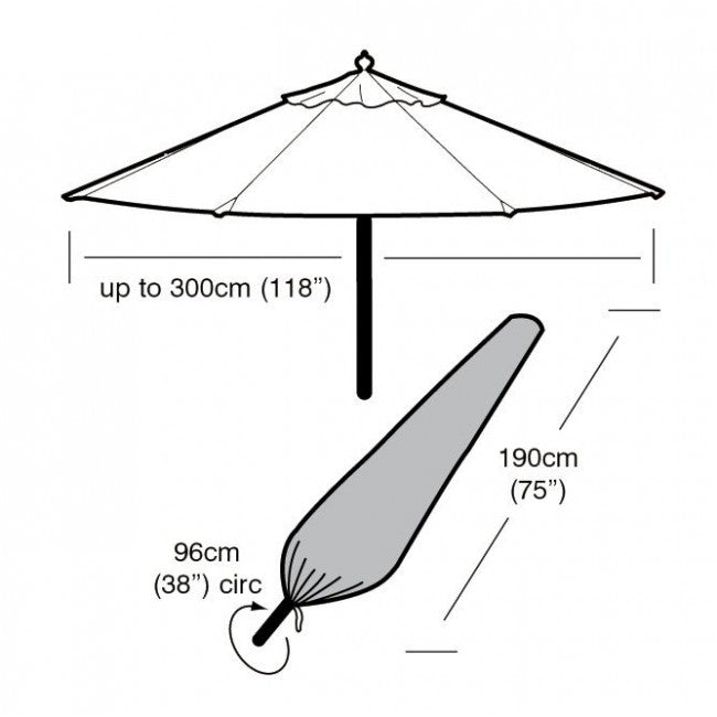 Garland Deluxe Large Parasol Cover (W1448)