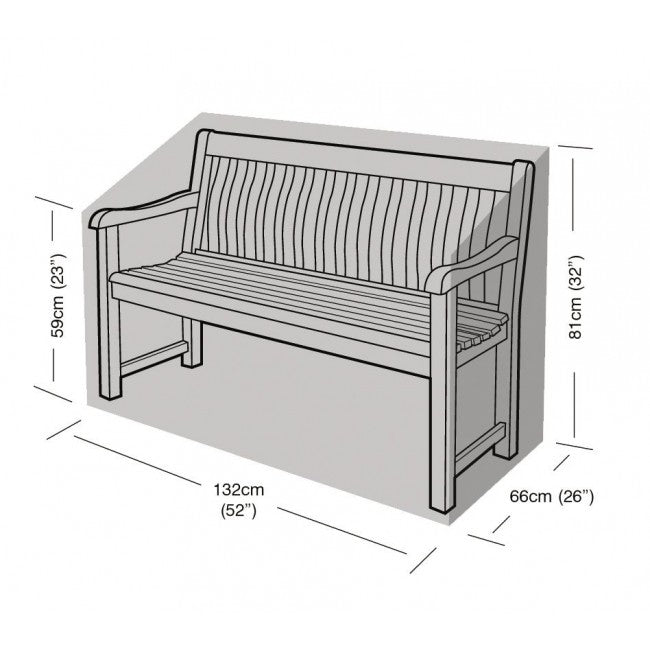 Garland 2 Seater Bench Garden Furniture Cover (W1264)