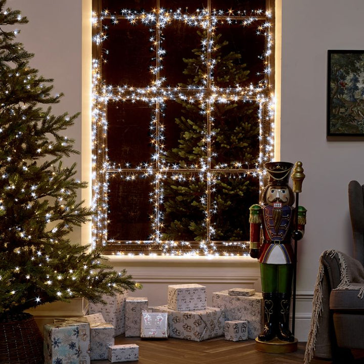 2000 LED Cluster Christmas Lights (29m Lit Length) - Warm/Cool White