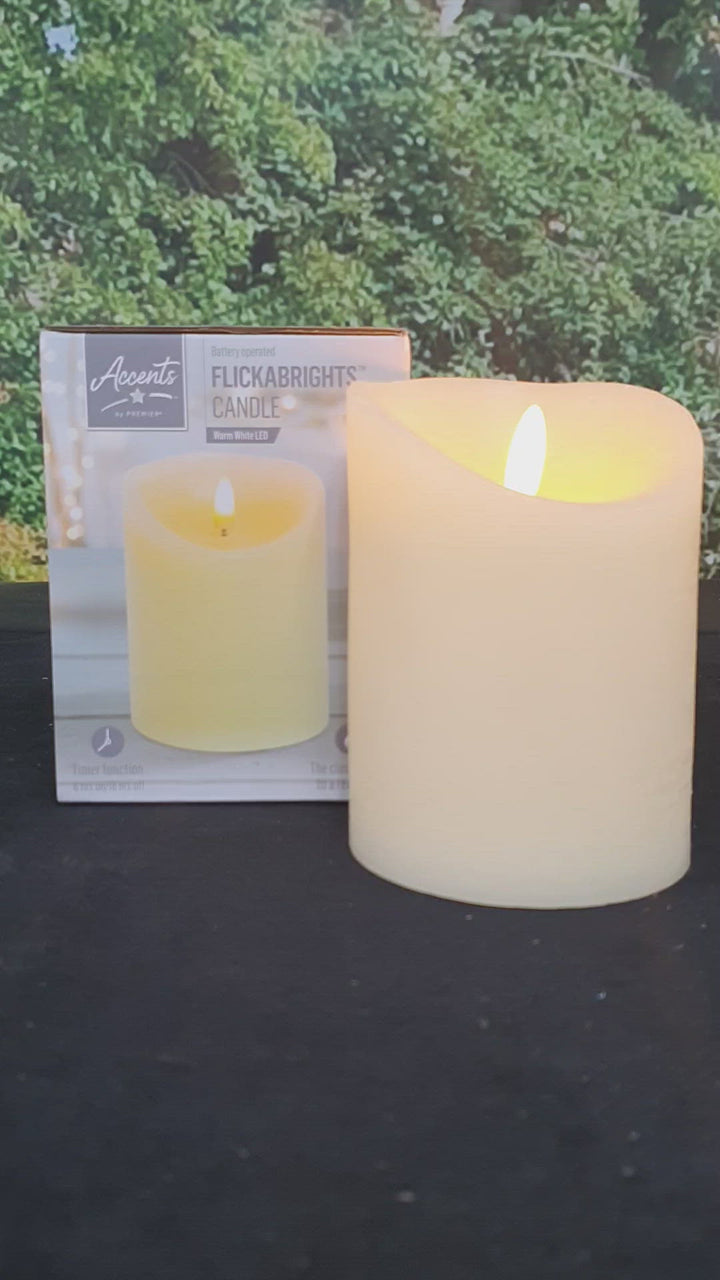 Flickabrights LED Flickering Effect Candle - 13cm